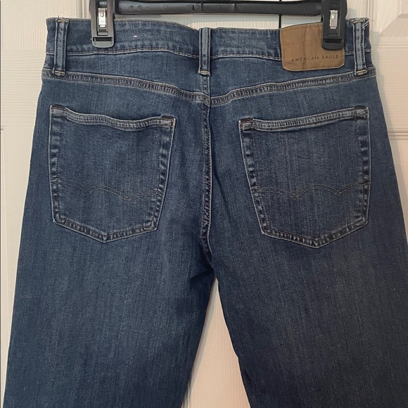 American Eagle Outfitters Men's Blue Original Bootcut Jeans 32 x 32 Zip Fly EUC - Picture 4 of 8